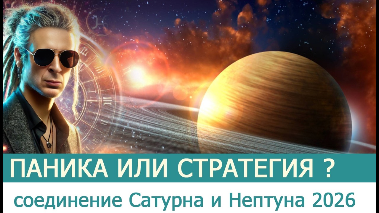 Паника или стратегия? Соединение Сатурна и Нептуна в Овне 2026 г.
