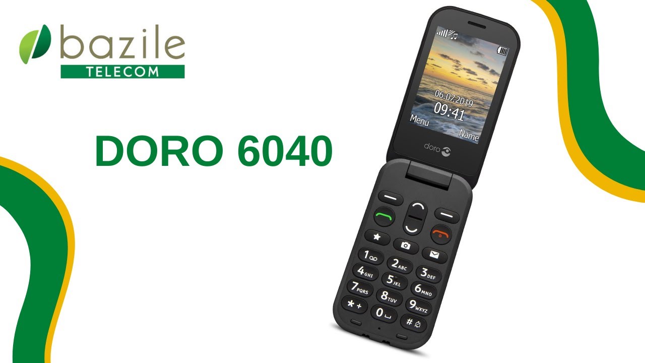 Téléphone portable DORO 6060 Noir