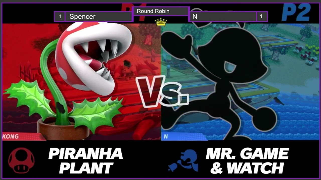 Kings Krossing HDR: Spencer (Piranha Plant) vs N (Mr. Game & Watch) Round Robin - 6-19-2024