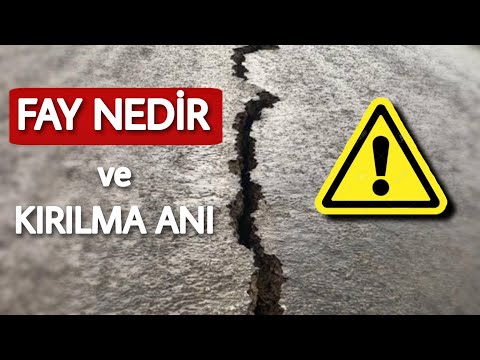 Fay Nedir ve Deprem Nasıl Olur - Fay Hattı Nasıl Kırılır - Fay Hattı Nasıl Bişey