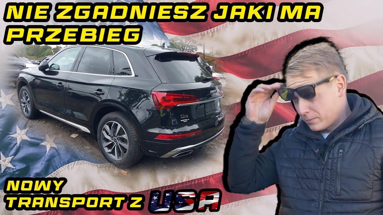 AUDI Q5 2024 z najniższym przebiegiem! Wrangler, Panamera, A3, Camaro.
