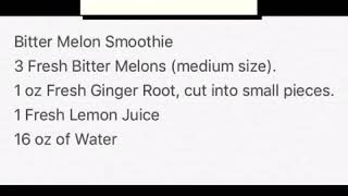 Bitter Melon Smoothie