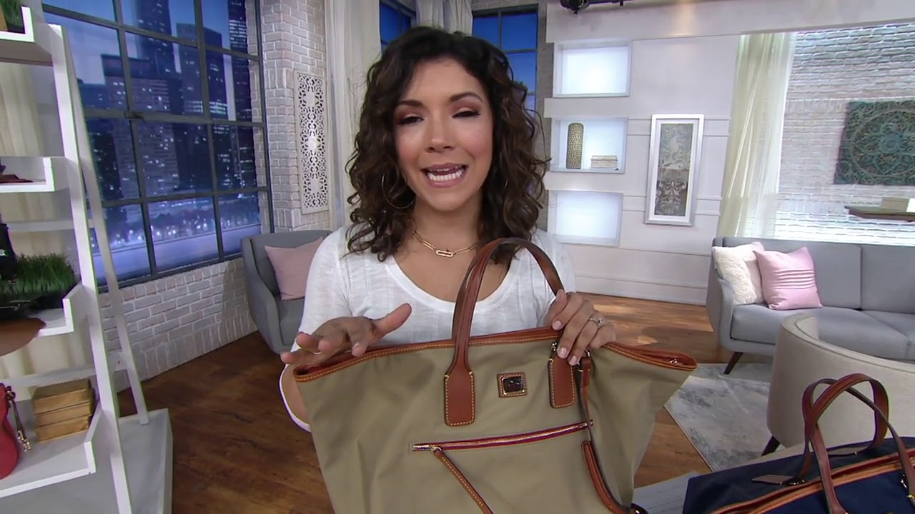 Dooney & Bourke Wayfarer Nylon Large Tote on QVC 