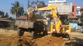 House Foundation Construction Work by JCB Backhole Machine - Loading Tractor -EarthPlanet screenshot 3