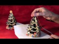 Traditional Pop-Up Christmas Tree Greeting Cards!