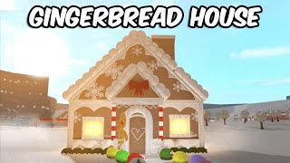 BUILDING a GINGERBREAD HOUSE in BLOXBURG