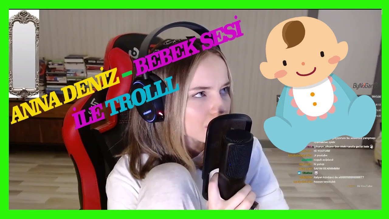 Anna Deniz Bebek Ses takliti ile Troll !! YouTube