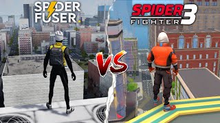 SPIDER-FUSER. VS SPIDER FIGHTER 3 | Which One is Better Spiderman Mobile? screenshot 3