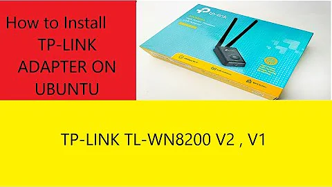 How to install TP-LINK WIFI ADAPTER TL-WN8200ND V2 on Ubuntu