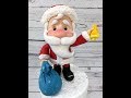 Санта из мастики (Fondant Santa Claus tutorial )Weihnachtsmann aus Fondant, Tutorial