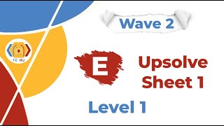 E. Yet Another Card Deck | Level 1 2025 - Upsolve Sheet 1 | STLs  (Linear Containers)