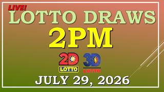 LOTTO RESULT 2PM DRAW ,  JULY 29, 2026@LottoResultTV15K