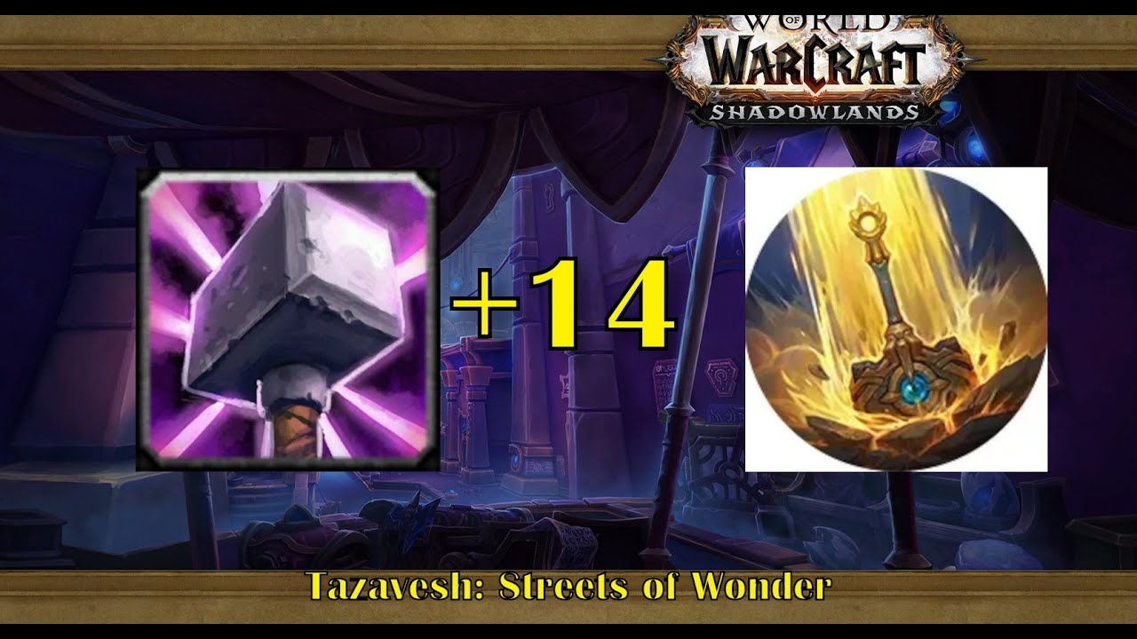 TWW S3 M+ | Templar Ret Pally POV | Tazavesh: Streets of Wonder +14