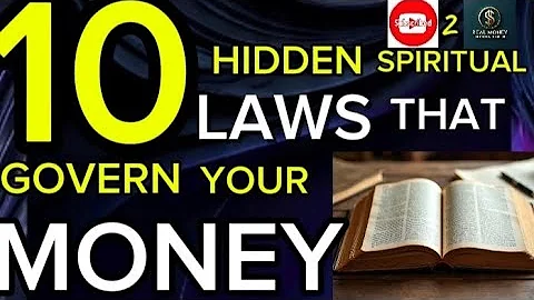 10 HIDDEN SPIRITUAL LAWS THAT GOVERN YOUR MONEY 