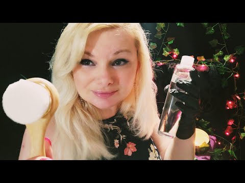ASMR SPA Roleplay : Gentle Oil Face Massage 💤 Soft Spoken🧤 Gloves