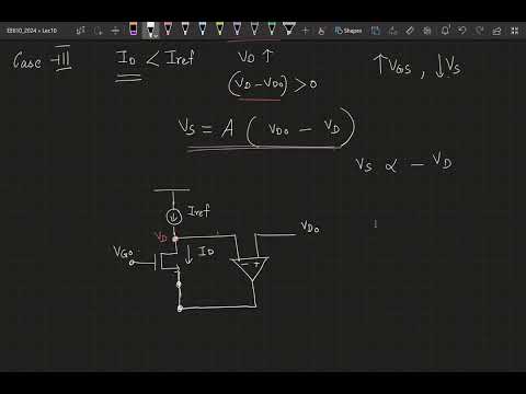 Thumbnail for Lecture 10(1): Common source amplifier with constant current bias - IV