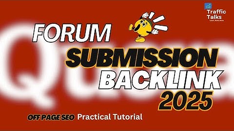 Off-Page SEO: Forum Submission Backlinks That Actually Work