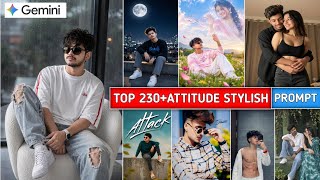 Top 230+ Attitude Stylish AI Photo Editing Prompts | Gemini AI Photo Editing 2026 screenshot 2