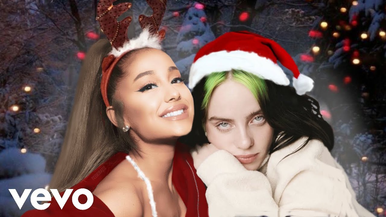 Billie Eilish Winter Favor With Ariana Grande Christmas Mashup