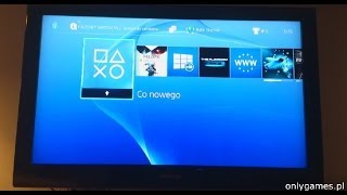 PlayStation 4 - pierwsze uruchomienie (ustawienia, menu konsoli, PS Store, pierwsza gra)