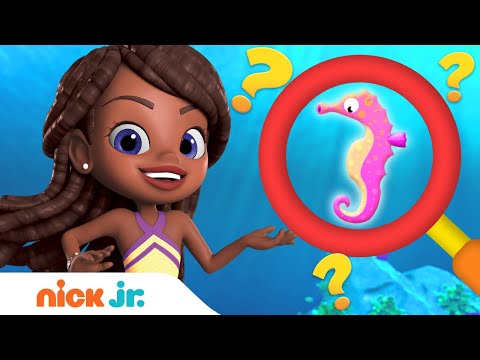 Mermaid Lorelai's Color Game #1 🧜‍♀️ | Santiago of the Seas | Nick Jr.
