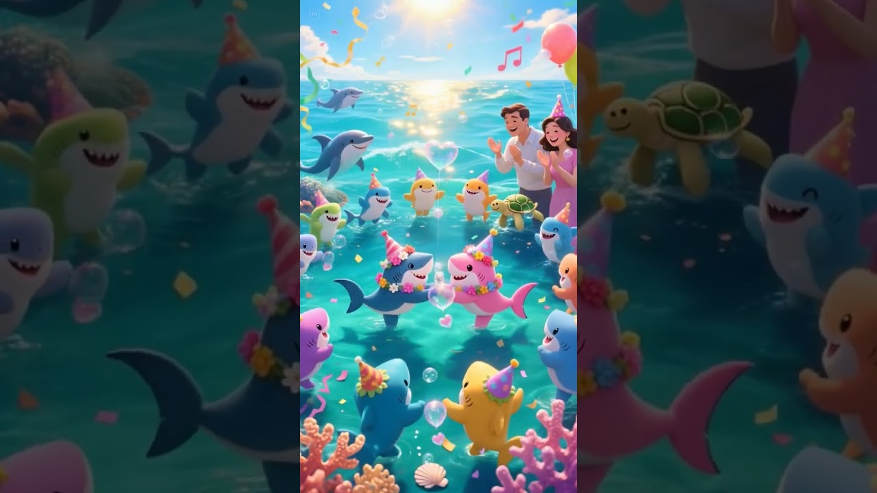 Baby Shark Engagement Party 💍🦈 | Love, Dance & Celebration in the Open Sea! 🌊💖 