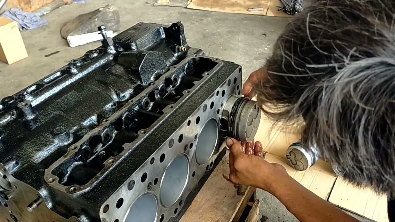 model 19-80 C240 engine general overhaul how to assemble toturial