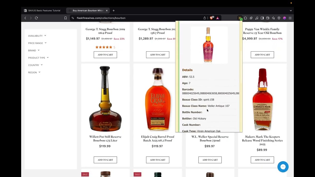 Exploring BAXUS Extension Features 🔍