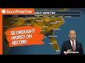 Major Rainfall Expected to Break Historic Severe Southeast Drought