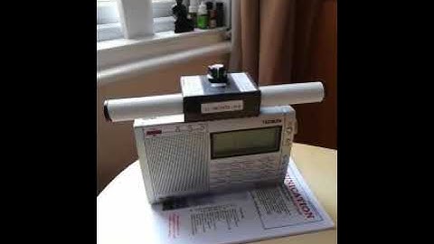 Homemade Ferrite Loopstick NDB with Tecsun PL660