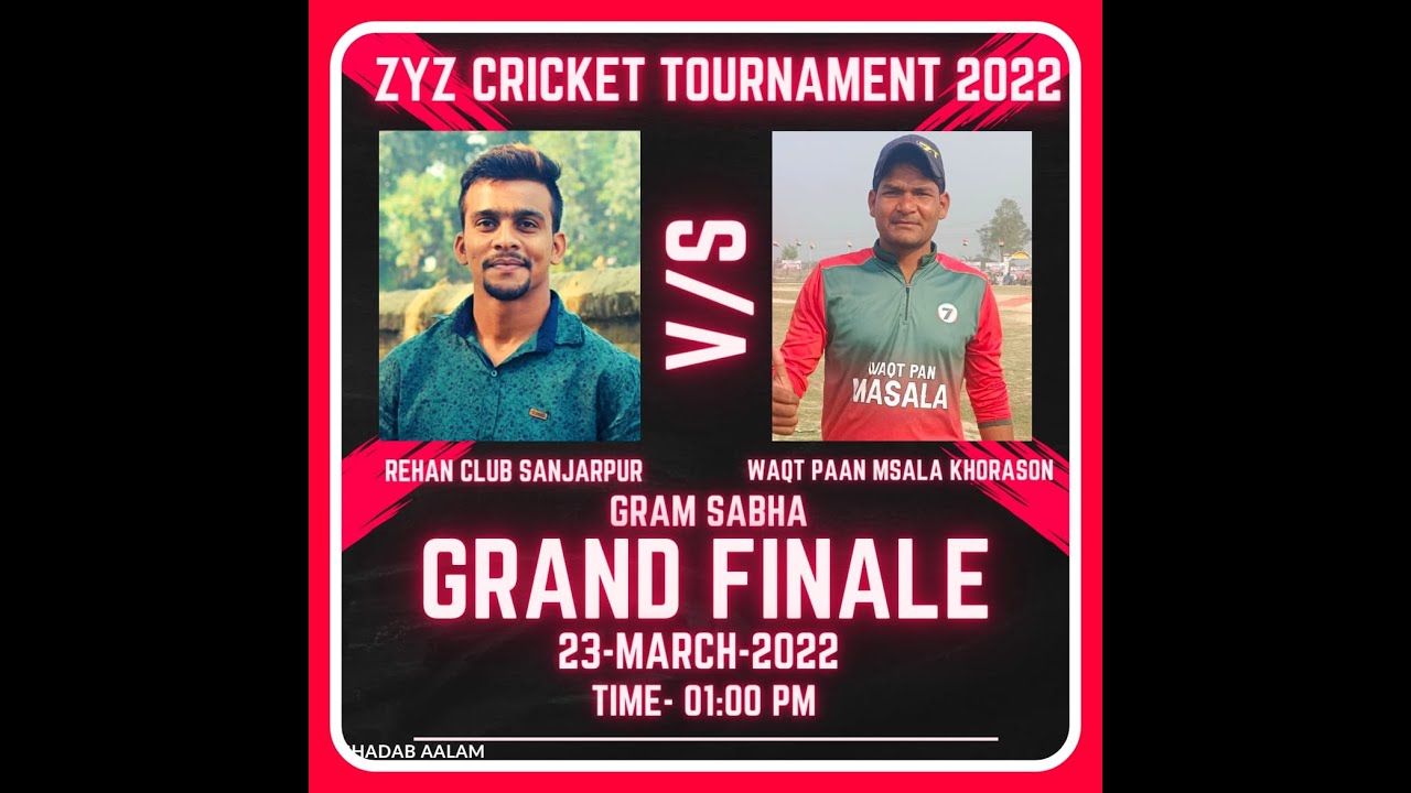🔴Final🔴 Sanjarpur 🆚 Khurason || ZYZ Tournament March 2022 ||
