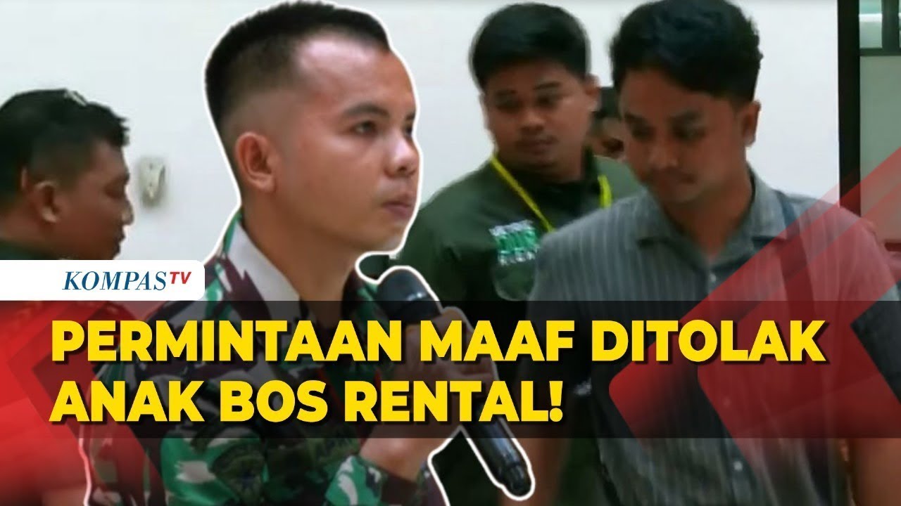 Anak Bos Rental Tolak Permintaan Maaf  Terdakwa