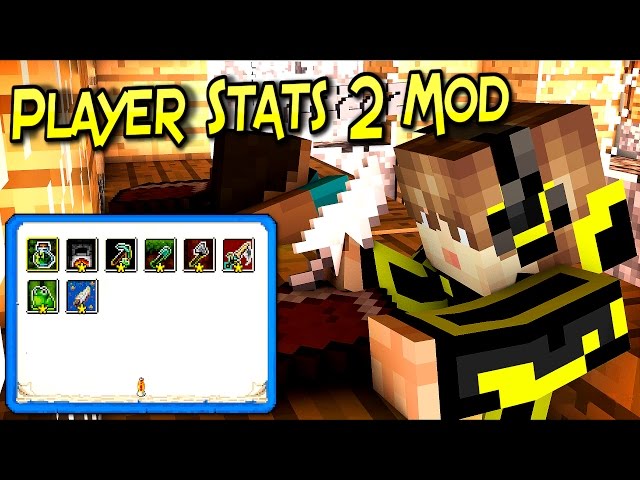 Player Stats 2 Mod for Minecraft 1.11.2/1.10.2