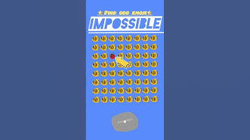 Impossible 😱 find odd emoji out  #shorts #trending #viral #youtubeshorts #emojichallenge @NOTYGAME