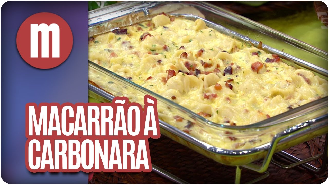 Macarrão carbonara de travessa - Mulheres (11/11/16)