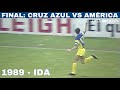 Final 1989 ida: Cruz Azul 2-3 América