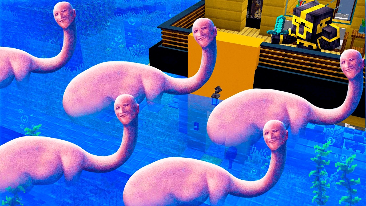 APOCALIPSIS de MONSTRUO de TALASOFOBIA en Mi Casa en MINECRAFT 😱