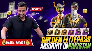 Free Fire Worker Account 🤑 Collection Revealed || Golden Elitepass😲 in Pakistan || Jack Offical PK