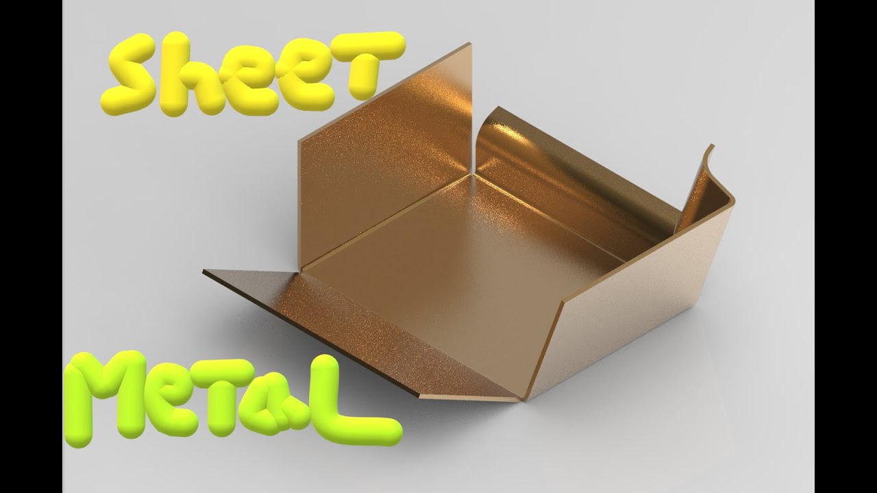 CREO Beginner Tutorial for Sheet Metal drawing; computer-aided design ...