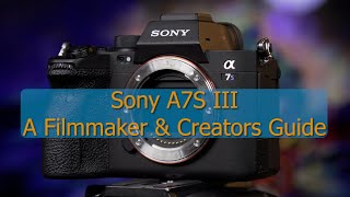 Sony A7S III / In-Depth Technical Guide & Menu Setup
