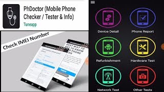 Ph Doctor .Mobile Phone Checker /tester & info . screenshot 1