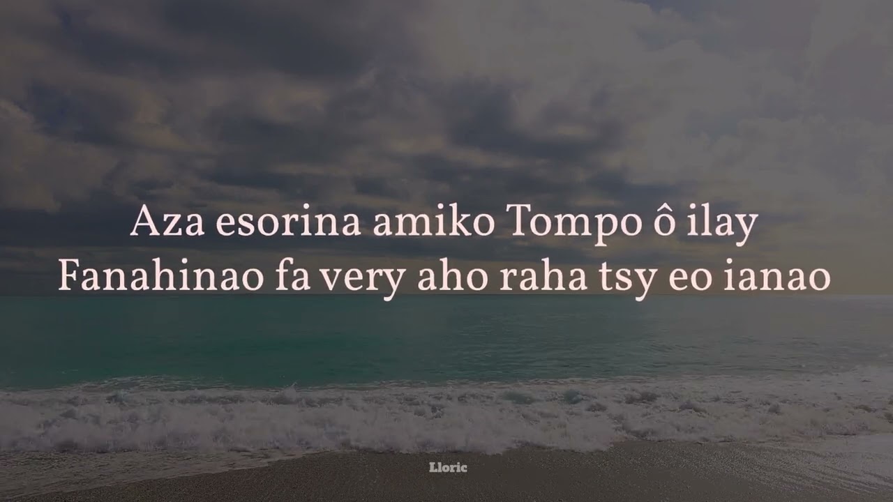 Aza iaozanao - Pst Jocelyn Ranjarison ( Karaoké )