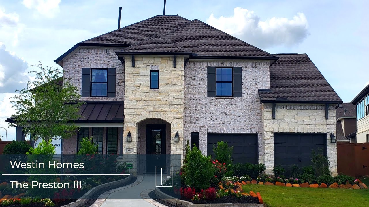 Westin Homes Preston III Model Home Tour Elyson YouTube