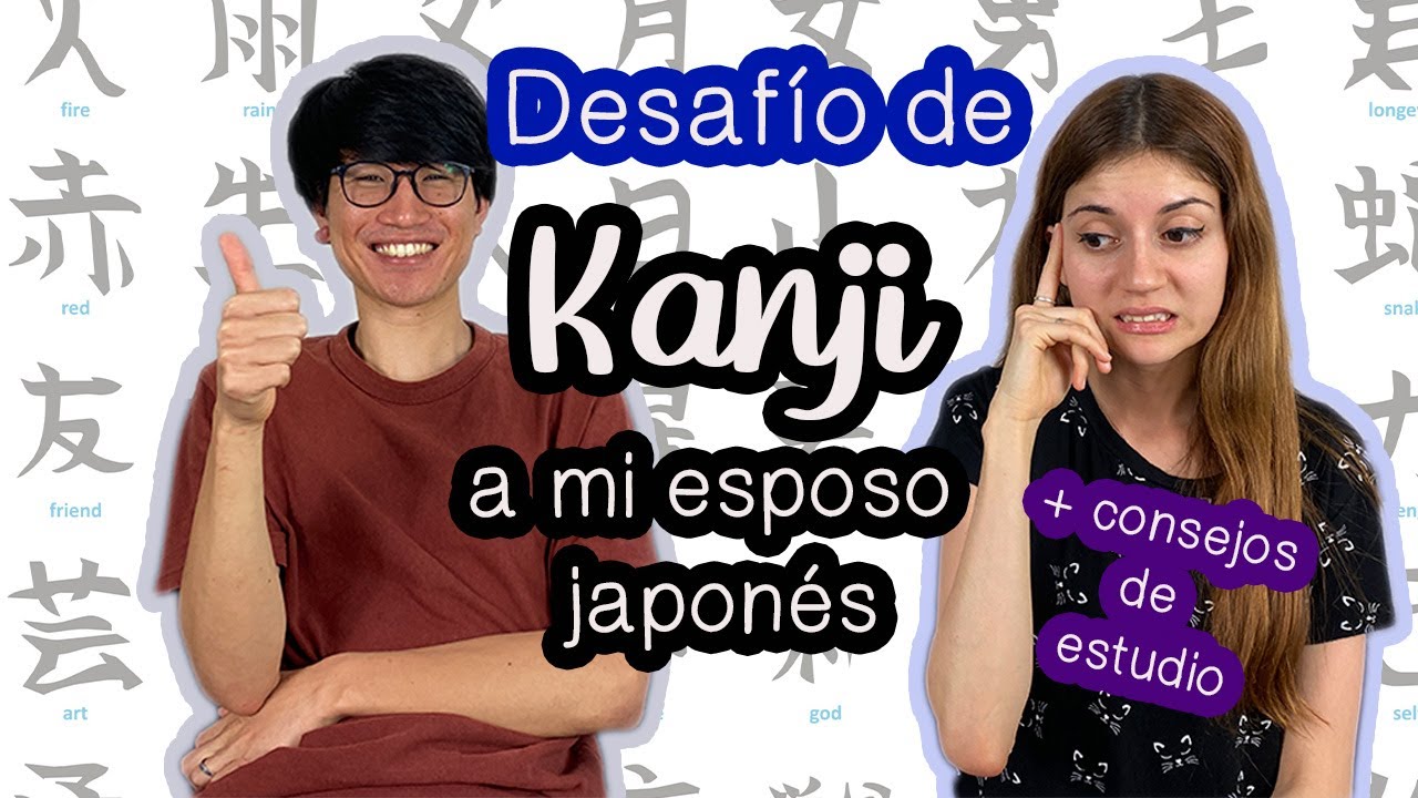 DESAFÍO de KANJI a mi esposo JAPONÉS | EXPERIENCIA + tips de estudio kanji | Aprender japonés gratis