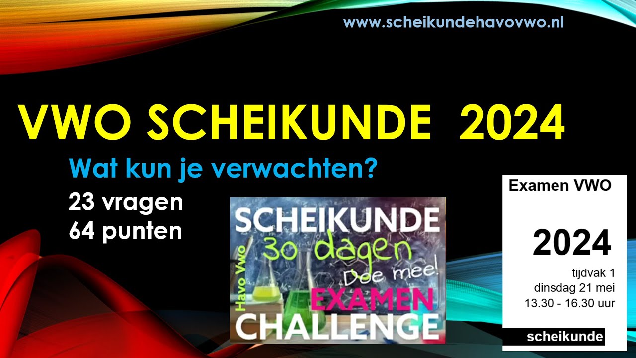 Vwo scheikunde examen 2024 verwachting vragen en onderwerpen - YouTube