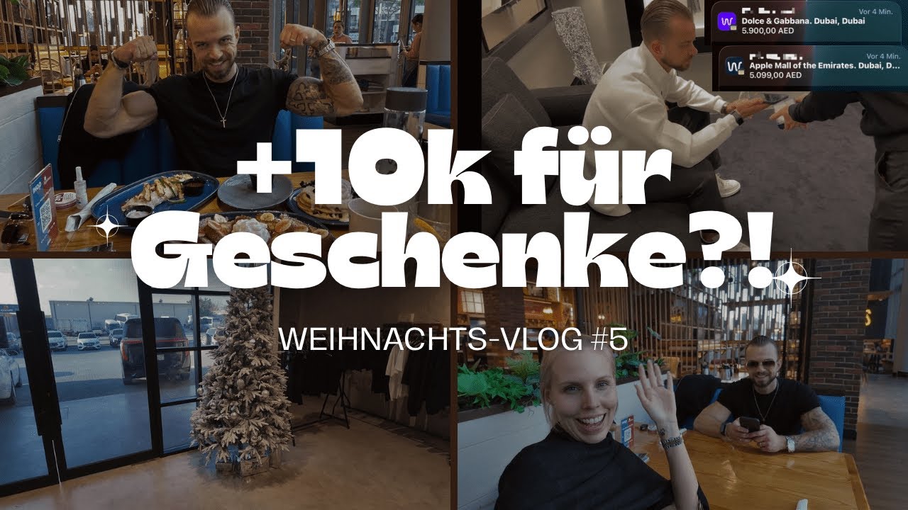 Mehr als 10.000 beim Weihnachtsshopping in Dubai ausgegeben?! (GUCCI, D&G, LV, APPLE)