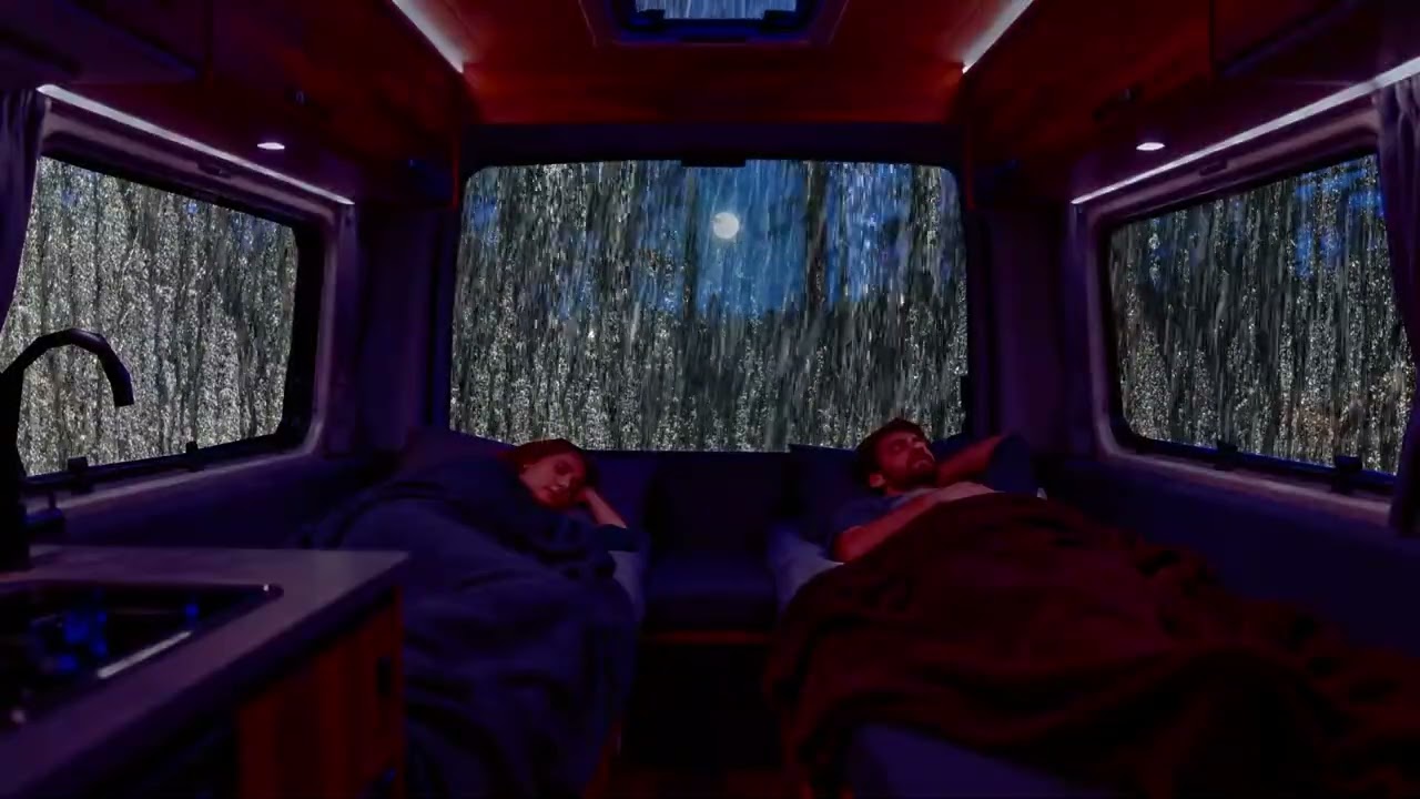 Rain Therapy for Overthinking Minds 🍃 Peaceful Night Ambience and Clear Thoughts