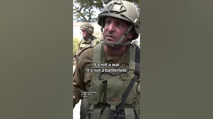 Israeli Defense Forces major says "it's not a war... it's a massacre" after Hamas attack #shorts