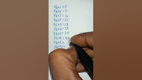 table of 56🔥🔥 |56 table🔥😎|56 table tips|56 table trick #maths#ytshorts #table