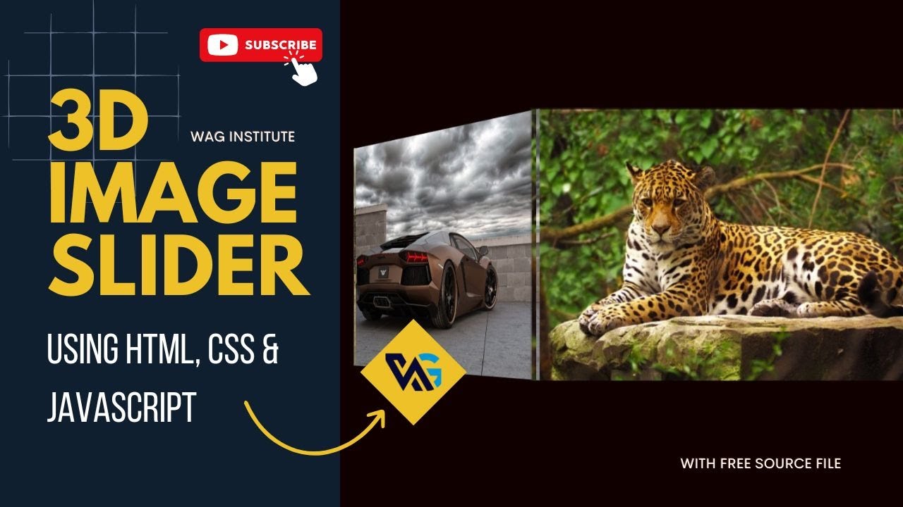 Create 3d Image Slider/Carousel Using JavaScript - Step by Step ...